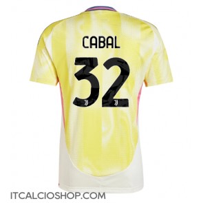 Juventus Juan Cabal #32 Seconda Maglia 2024-25 Manica Corta